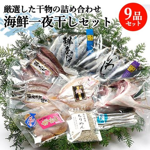  海鮮一夜干したっぷり9品セット